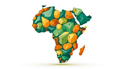 Premium AI Image | Colorful map of Africa Vector Map Eps 10