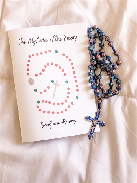 Complete Scriptural Rosary Book 4x6 Watercolor Devotional Etsy