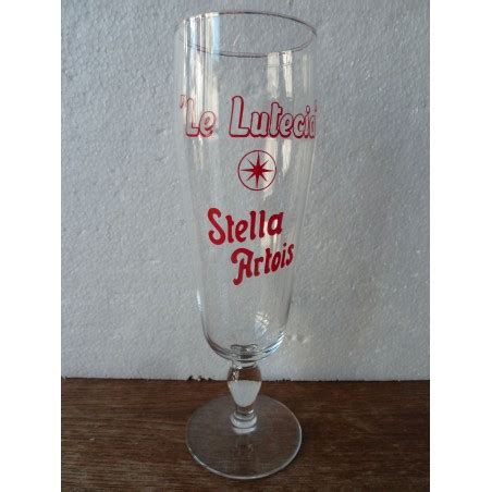 Verre Stella Artois Le Lutecia Cl Ht Cm Tigrebock