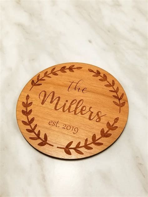 Personalized Coasters, Engraved Coasters, Wood Coasters, Wedding ...