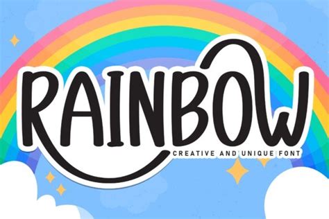 Rainbow Font - Free Font