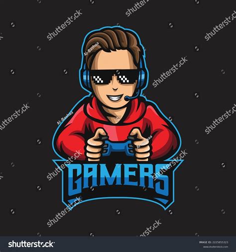 Gamers Logo Design Vector Template Stock Vector (Royalty Free ... 