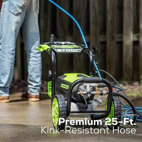 Greenworks Pro 2700 Psi 2 3 Gpm Gallons Cold Water Electric Pressure Washer In The Pressure