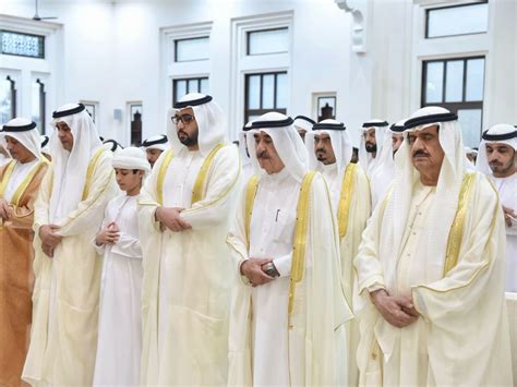 Uaq Ruler Performs Eid Al Fitr Prayer At Ahmed Bin Rashid Al Mualla