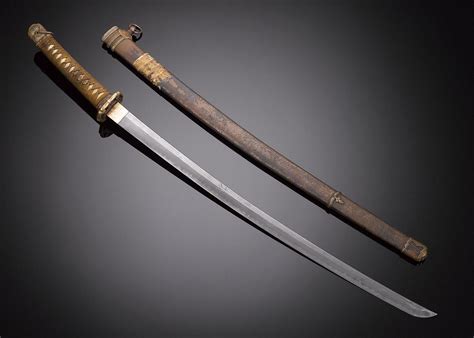 katana sword dated mid  century culture japanese measurements