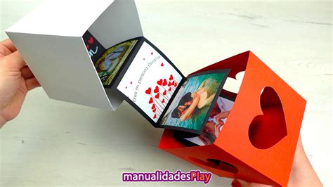 Caja regalo para San Valentín fácil de hacer Manualidades Play