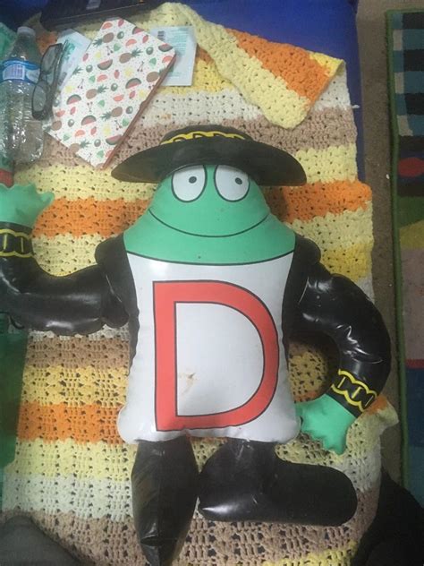 Letter People Huggable Inflatable Mr D 1952654121