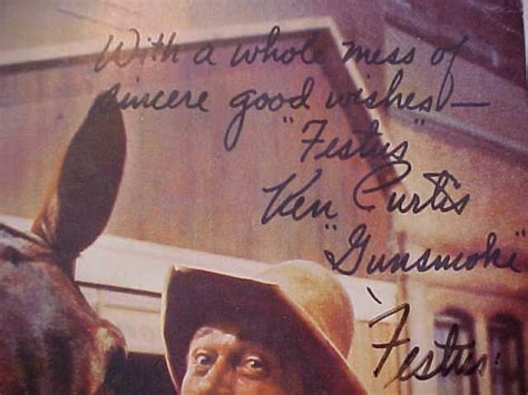 Ken Curtis Autograph