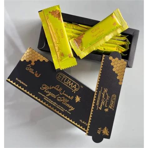 Ready Stock Royal Honey Etumax Vip Men Stamina Booster 12x10g Box