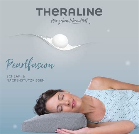 Theraline Pearlfusion – Schlaf- und Nackenstützkissen – Komfortbreite ...