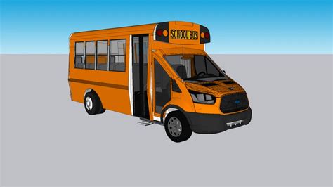 2016 Blue Bird Micro Bird T Series School Bus 3d Warehouse