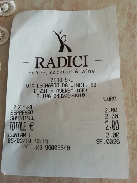 Radici Coffee cocktail Wine Aversa Menù prezzi recensioni del