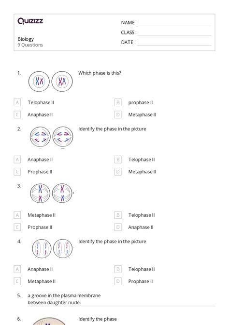 50 Biology Worksheets For 10th Grade On Quizizz Free And Printable