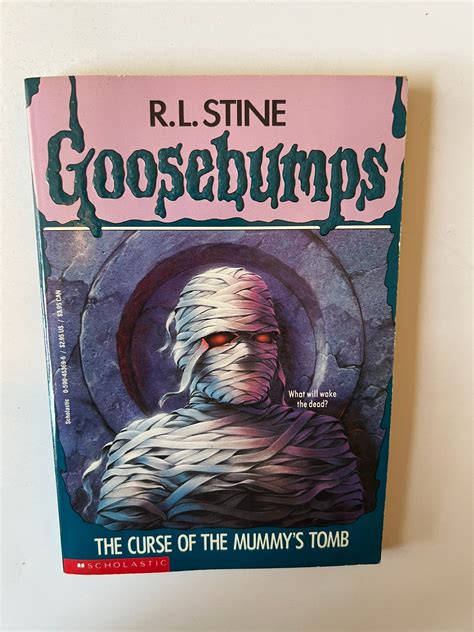 Rl Stine Goosebumps The Curse Of The Mummys Tomb Paperback Etsy