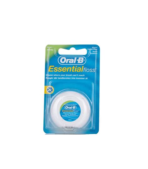 Oral B Essential Floss Mint Waxed Medium 50m Mandc Drugstore