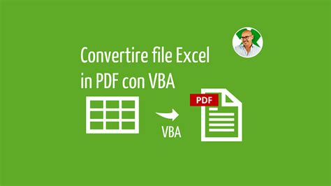 Convertire File Excel In PDF Con VBA Excel Per Tutti