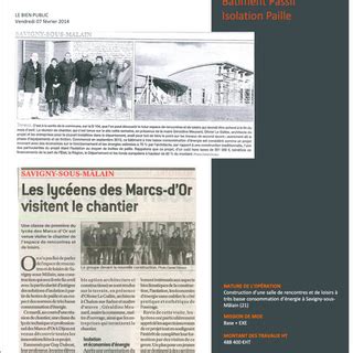 REVUE DE PRESSE bÖ Architectes