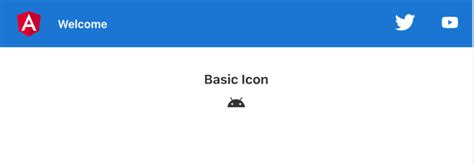 Angular Material Icon Mat Icon Example