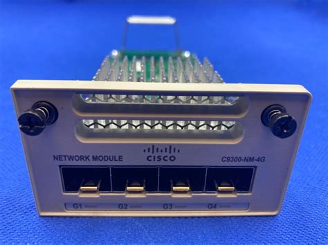 C9300 Nm 4g Cisco C9300 Nm 4g 9300 Series 4x 1g Network Module Ebay