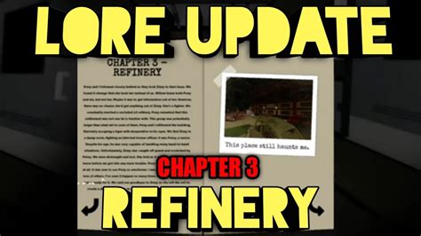 ALL PAGES NOTES LOCATIONS IN PIGGY BOOK 2 CHAPTER 3 REFINERY YouTube