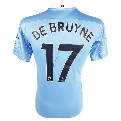 Signed Kevin De Bruyne Shirt - Premiership Champions Jersey - 2021