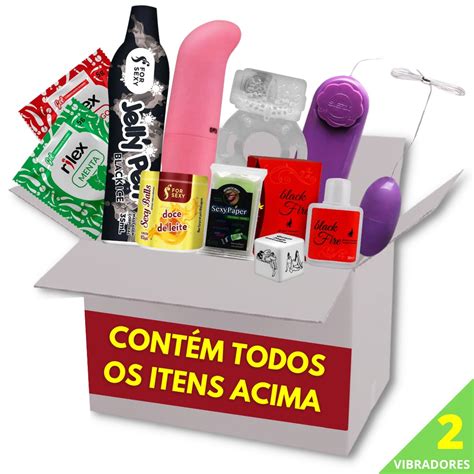 Kit Sex Shop Produtos Er Ticos C Vibradores Casal Revenda