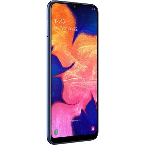 Смартфон Samsung Galaxy A10, Dual Sim, 32GB, 4G, Blue, Включена карта ...