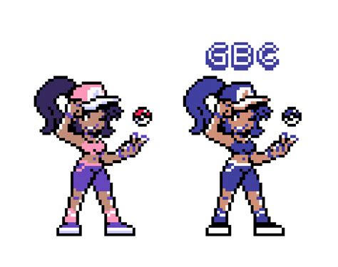 Pokemon Trainer Gbc Sprite 3 By Tharkka On Newgrounds