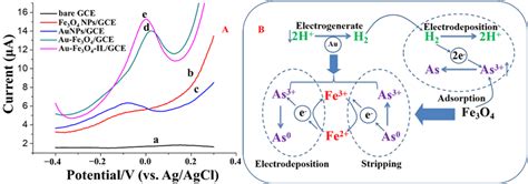 A The Swasv Responses Of 50 µg L As Iii On Different Modified Download Scientific Diagram