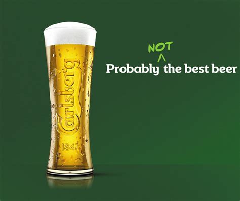 Carlsberg Brings Its ‘probably Not The Best Beer Campaign To Tv