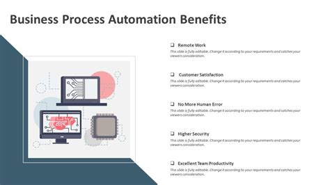 Business Process Automation Benefits Powerpoint Template