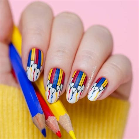 Back To School Nail Art To Send You To The Head Of The Class In 2022