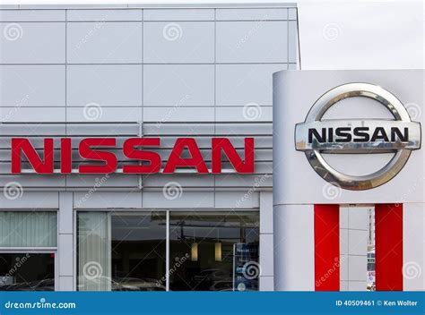 Nissan Motors Automobile Dealership And Sign Editorial Photo Image