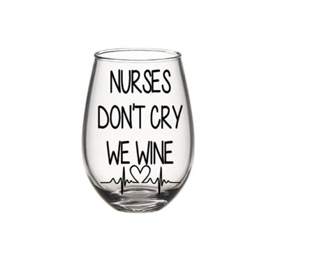 Nurse Wine Glass Nurse T Rn Wine Glass Rn T Registered Nurse Wine Glass Nursing