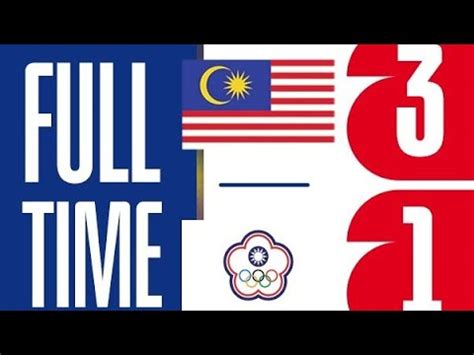 MALAYSIA 3 1 TAIWAN TAHNIAH KITA BANGKIT DARI KEALPAAN COMEBACK IS REAL