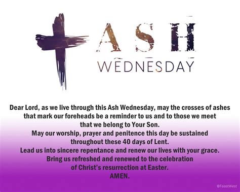 A printable reflection and prayer for ash wednesday – Artofit