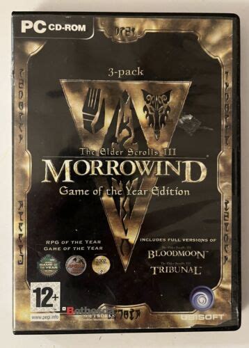 The Elder Scrolls Iii Morrowind Game Of The Year 3 Pc Goty Tribunal