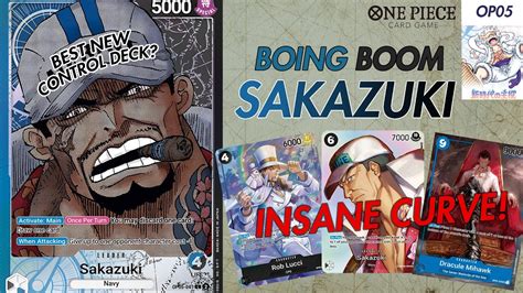 Boing Boom Sakazuki Insane New Perfect Curve Deck One Piece Card