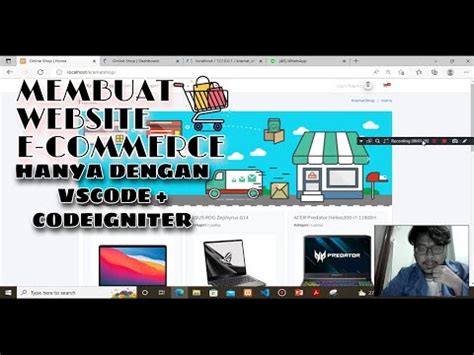 Membuat Website E Commerce Dengan Framework Codeigniter Youtube