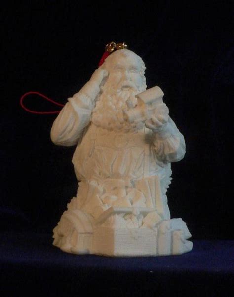 Santa Claus Quality Control Christmas Ornament w/ LED Light