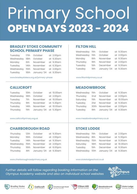 Callicroft Primary Academy Open Events