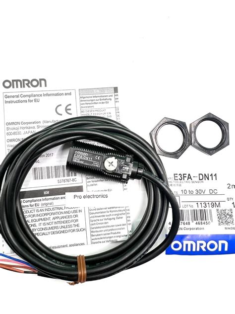 Photo Sensor Omron E Fa Dn Mm Npn Vdc M