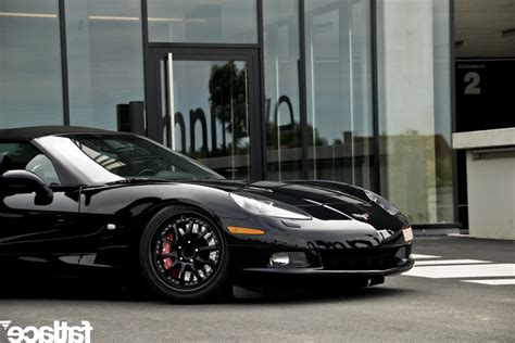 Black C6 Corvette Logo