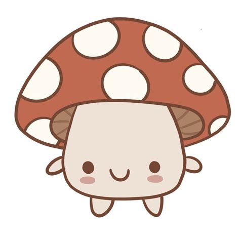 How To Draw A Cute Chibi Mushroom Easy Beginner Guide