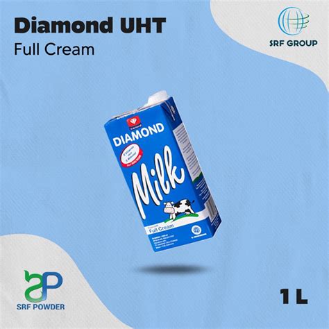 Jual DIAMOND MILK UHT FULL CREAM 1 LITER SUSU Shopee Indonesia