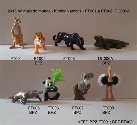 Kinder Natoons - FT001 a FT008 (2013)