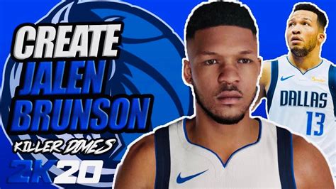 NBA 2K20 How To Make Jalen Brunson YouTube