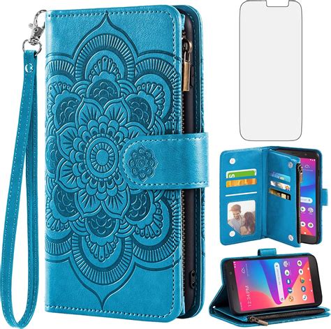 Amazon Asuwish Phone Case For Tracfone Blu View B Dl Wallet