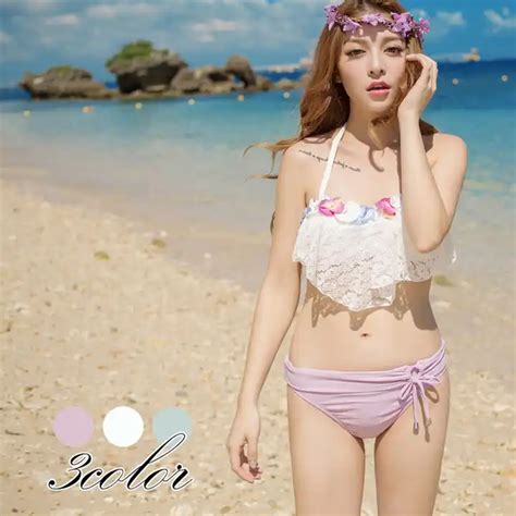 Bikini De Flores Para Chica Traje De Ba O Sexy Hecho A Mano Bikini