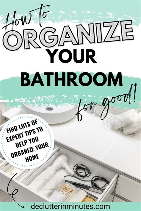 How To Organize Your Bathroom For Good Organize Your Home Bathroom